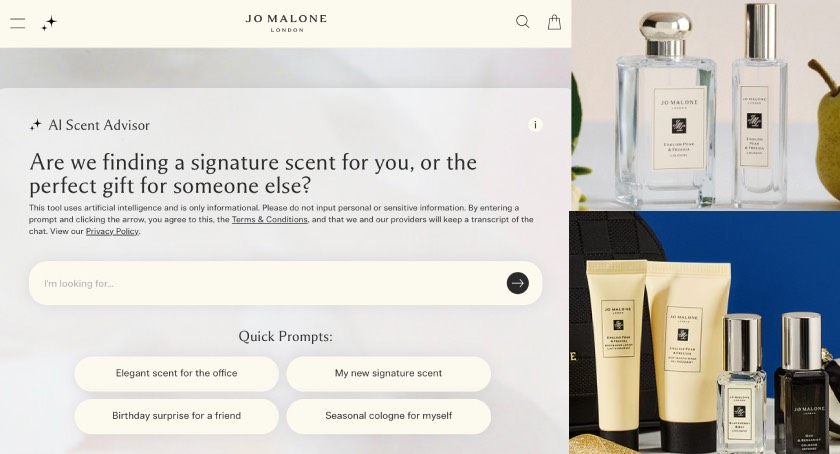 Jo Malone London Introduces AI-Powered Scent Advisor